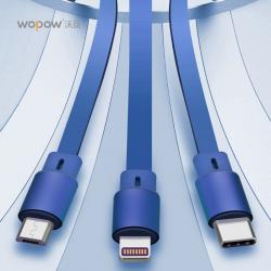 沃品（WOPOW）一拖三伸缩快充数据线 LC011