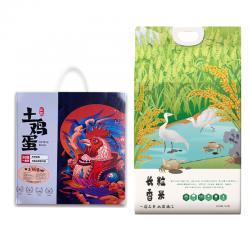 通江县土鸡蛋大米组合  配送范围【江浙沪】